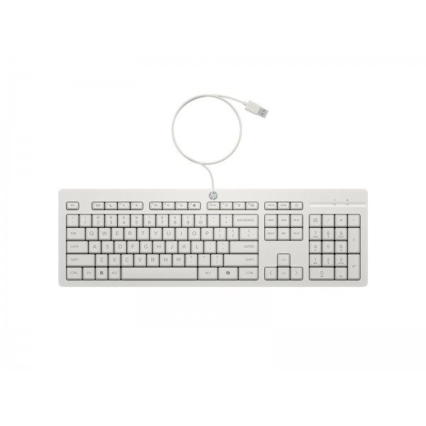 HP 225 ožičen komplet miške in tipkovnice, White
