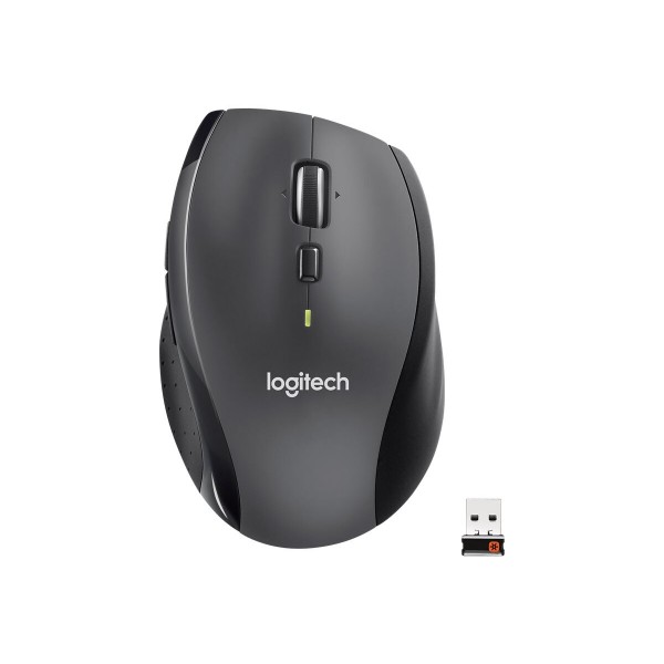 LOGITECH Marathon M705, desničarska laserska brezžična miška 2,4 GHz z USB brezžičnim sprejemnikom. LOGITECH Marathon M705, desničarska laserska brezžična miška 2,4 GHz z USB brezžičnim sprejemnikom.