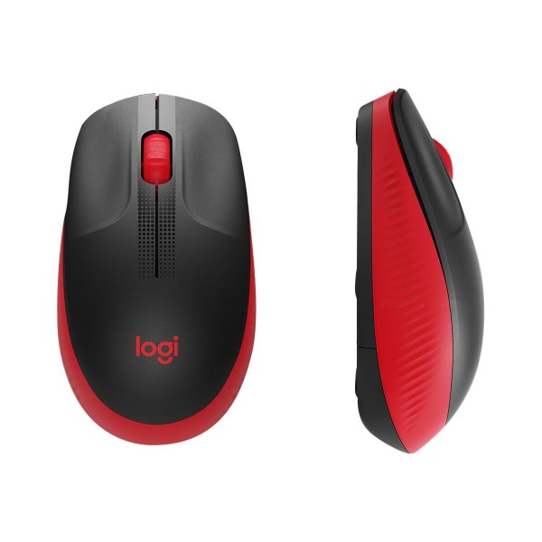 LOGITECH M190 brezžična optična miška s 3 gumbi in USB sprejemnikom, rdeča LOGITECH M190 brezžična optična miška s 3 gumbi in USB sprejemnikom, rdeča