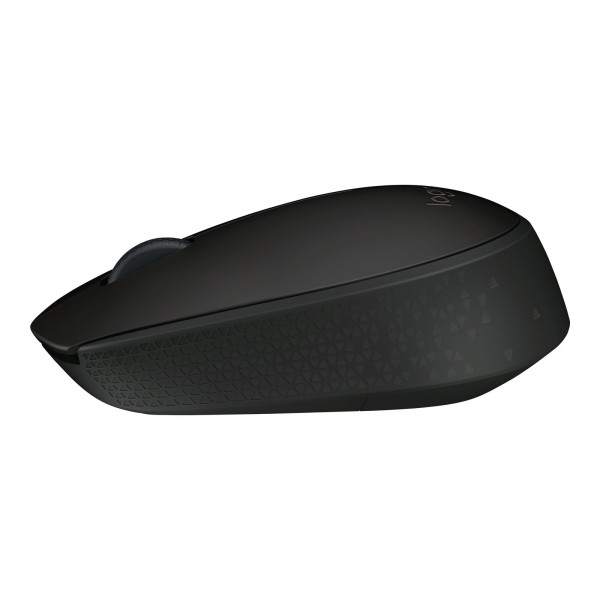 LOGITECH B170, optična miška s tremi gumbi, brezžična 2.4 GHz z USB brezžičnim sprejemnikom, črna LOGITECH B170, optična miška s tremi gumbi, brezžična 2.4 GHz z USB brezžičnim sprejemnikom, črna