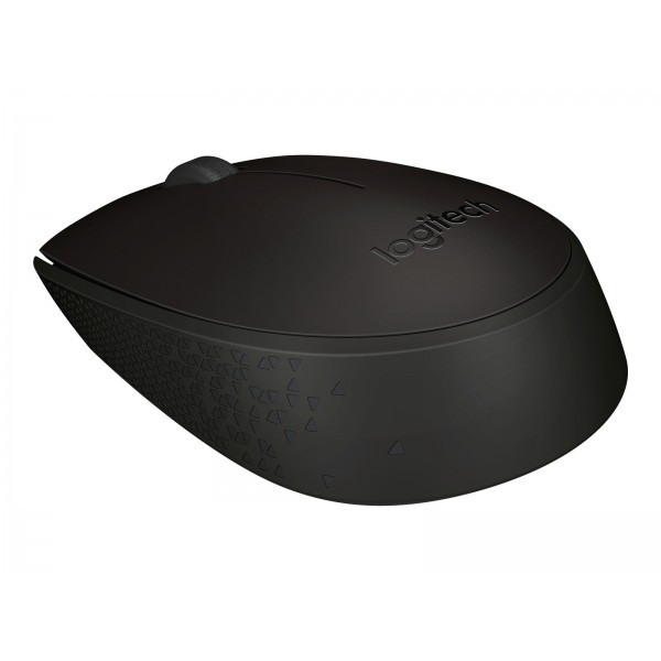LOGITECH B170, optična miška s tremi gumbi, brezžična 2.4 GHz z USB brezžičnim sprejemnikom, črna LOGITECH B170, optična miška s tremi gumbi, brezžična 2.4 GHz z USB brezžičnim sprejemnikom, črna