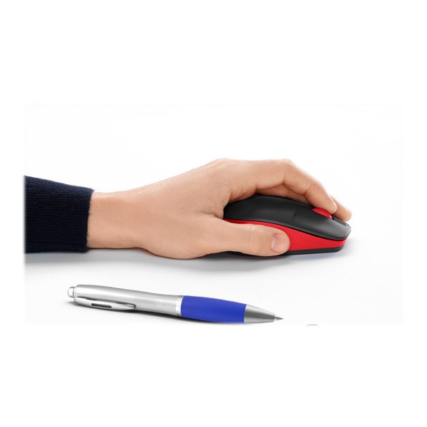 LOGITECH M190 brezžična optična miška s 3 gumbi in USB sprejemnikom, rdeča LOGITECH M190 brezžična optična miška s 3 gumbi in USB sprejemnikom, rdeča