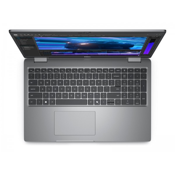 DELL Precision 3591 Ultra 7 155H prenosnik, 15,6" FHD zaslon, 32 GB RAM, 1 TB SSD, NVIDIA RTX A1000 6 GB, čitalec prstnih odtisov, IR kamera, črna, Windows 11 Pro, 3-letna ProSupport