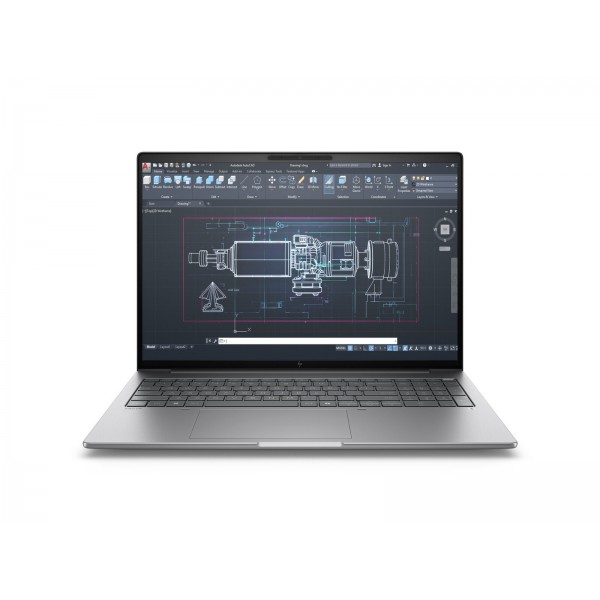 HP ZBook 8 G1 i, 16-palčni prenosnik: Intel Core Ultra 7 255H, 16 GB RAM (1x16 GB), 512 GB SSD, NVIDIA RTX 500 (Ada)