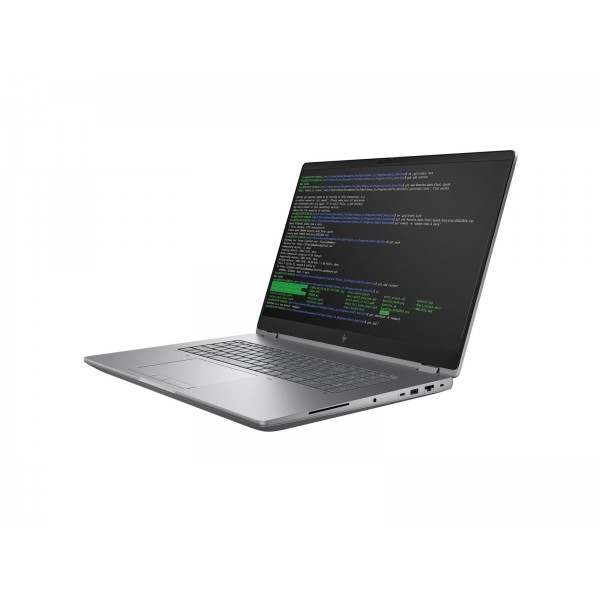 HP ZBook Fury 18 G1i z Intel Core Ultra 9 285HX, 18‑palčnim zaslonom WQXGA, 64 GB RAM, 1 TB SSD, grafično kartico NVIDIA RTX PRO 2000 z 8 GB pomnilnika in Windows 11 Pro, zmogljiva mobilna delovna postaja za zahtevne uporabnike.