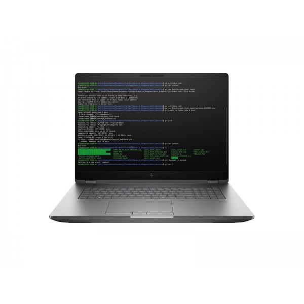 HP ZBook Fury 18 G1i z Intel Core Ultra 9 285HX, 18‑palčnim zaslonom WQXGA, 64 GB RAM, 1 TB SSD, grafično kartico NVIDIA RTX PRO 2000 z 8 GB pomnilnika in Windows 11 Pro, zmogljiva mobilna delovna postaja za zahtevne uporabnike.
