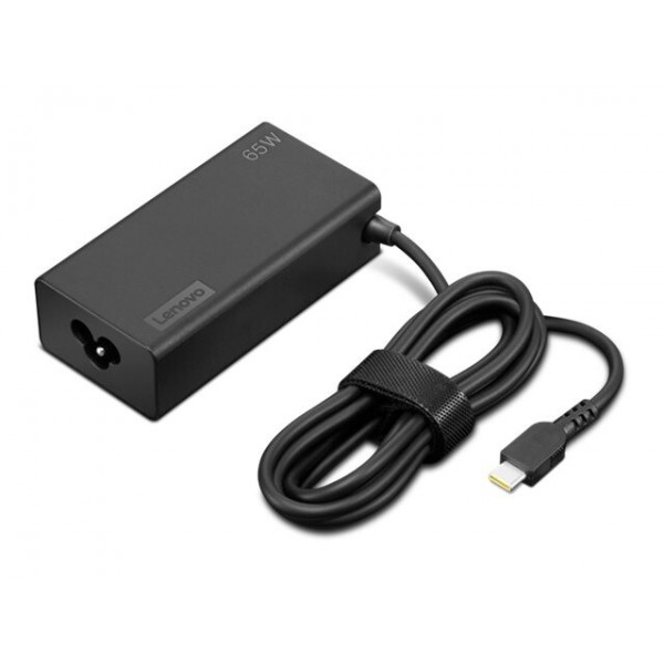 LENOVO 65W standardni USB-C napajalnik G2-EU1, črn, 1 leto garancije