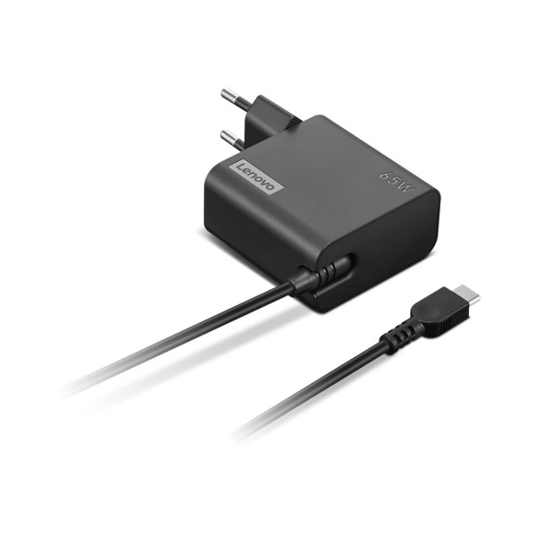 LENOVO 65W USB-C stenski napajalnik - EU, 1 leto garancije