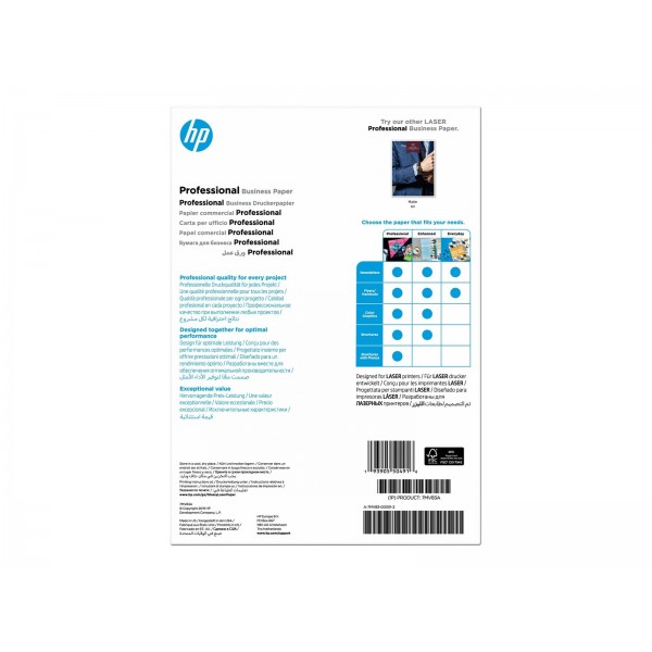 HP profesionalni sijajni papir za LaserJet, A4, 200 g/m², 150 listov, FSC-certificiran.