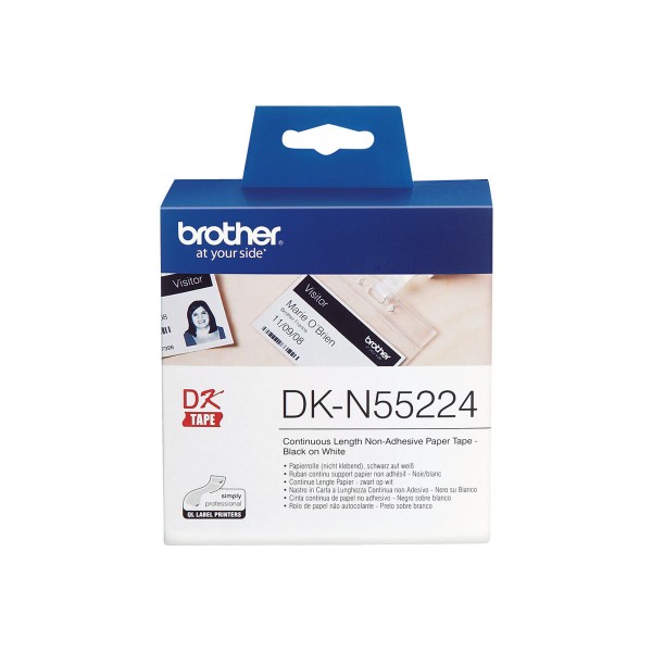 BROTHER DKN55224 neprekinjen papirni trak, nelepljiv, 54 mm x 30,48 m