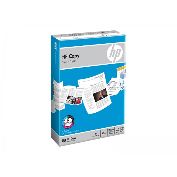 HP Copy papir za laserske in brizgalne tiskalnike, 80 g/m2, A4, 500 listov, 5 v paketu