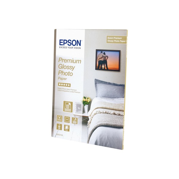 EPSON Premium sijajni fotografski papir - A4 - 15 listov
