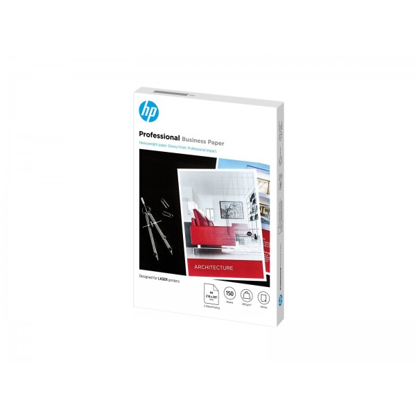 HP profesionalni sijajni papir za LaserJet, A4, 200 g/m², 150 listov, FSC-certificiran.