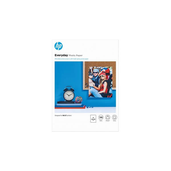 HP originalni Q2510A polsijajen fotografski papir, črnilna kartuša, 200 g/m2, A4, 100 listov, 1 paket HP originalni Q2510A polsijajen fotografski papir, črnilna kartuša, 200 g/m2, A4, 100 listov, 1 paket