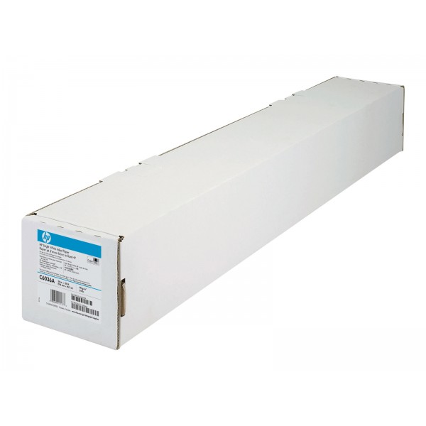 HP C6036A papir za brizgalne tiskalnike, svetlo bele barve, 90 g/m2, 914 mm x 45,7 m, 1 zvitek, pakirano po 1