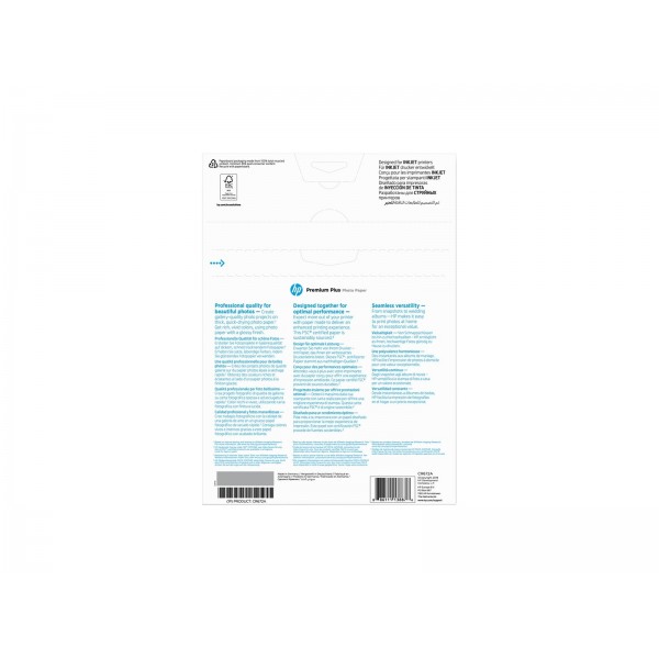 Originalni HP CR672A Premium Plus sijajni fotopapir, bela, 300 g/m2, A4, 20 listov, 1 pakiranje Originalni HP CR672A Premium Plus sijajni fotopapir, bela, 300 g/m2, A4, 20 listov, 1 pakiranje