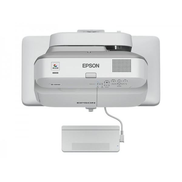 EPSON EB-695Wi 3LCD WXGA interaktivni projektor z ultra kratkim metom 1280x800 16:10 3500 lumnov, zvočnik 16 W