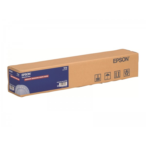 EPSON S041393 Premium polsijajni fotografski papir za brizgalne tiskalnike, 160 g/m², 610 mm x 30,5 m, 1 zvitek (pakiranje 1 kosa). EPSON S041393 Premium polsijajni fotografski papir za brizgalne tiskalnike, 160 g/m², 610 mm x 30,5 m, 1 zvitek (pakiranje 1 kosa).