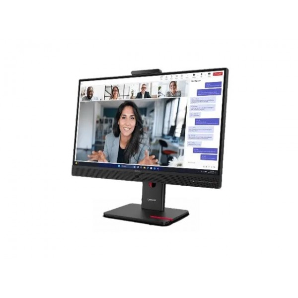 LENOVO ThinkVision T27QD-4v 27-palčni QHD IPS zaslon (16:9) z ločljivostjo 2560×1440, svetilnostjo 350 cd/m² in odzivnim časom 4 ms; priključki: 1× HDMI 2.1, 1× DP 1.4, 1× USB-C (48 Hz); pokriva 99% barvnega razpona sRGB, črna barva, 3-letna garancija.