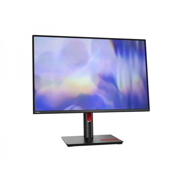 LENOVO ThinkVision T24d-30, 24-palčni IPS (16:10), 1920 x 1200, 100 Hz, 300 cd/m2, kontrast 1500:1, odziv 4 ms, 1x HDMI 1.4, 1x DP 1.2, 1x VGA, USB HUB, 99 % sRGB, 2 x 2 W, 3-letna garancija