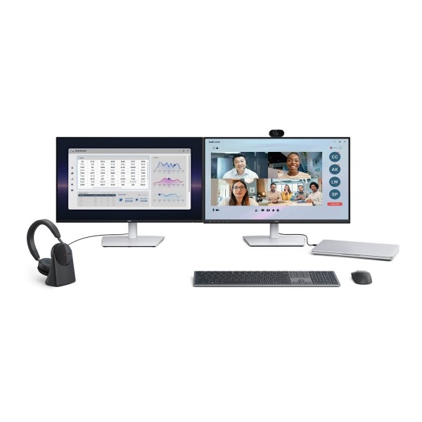 DELL P2726DEB Conferencing Monitor Pro P 27, USB-C hub, 68,58 cm (27"), IPS, 2560x1440, 100 Hz, 350 cd/m2, 1500:1, HDMI, DisplayPort, USB, RJ45