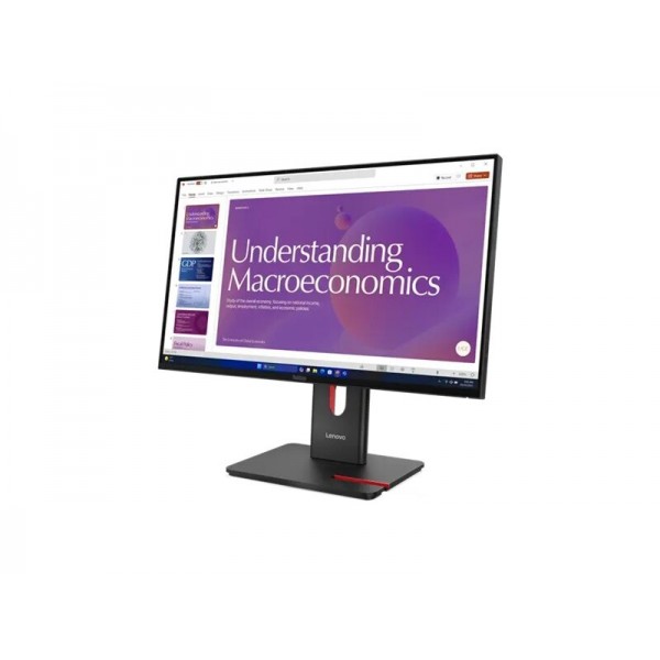 LENOVO ThinkVision T24d-40 LED monitor, 24-palčni, 1920 × 1080 (Full HD) z 120 Hz osveževanjem, priključki HDMI, DisplayPort in USB-C priklopna postaja z 96 W, podpora za verižne povezave (DaisyChain) ter vgrajeni zvočniki. LENOVO ThinkVision T24d-40 LED monitor, 24-palčni, 1920 × 1080 (Full HD) z 120 Hz osveževanjem, priključki HDMI, DisplayPort in USB-C priklopna postaja z 96 W, podpora za verižne povezave (DaisyChain) ter vgrajeni zvočniki.
