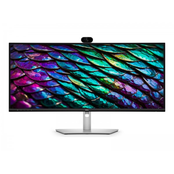 DELL Pro 34 Monitor P3426WEB, 34,1‑palčni WQHD ukrivljen IPS LED zaslon z HDMI, DP, 6x USB, 1x USB‑C s 90W PD, RJ‑45, spletno kamero in zvočniki, 3YPPG AE