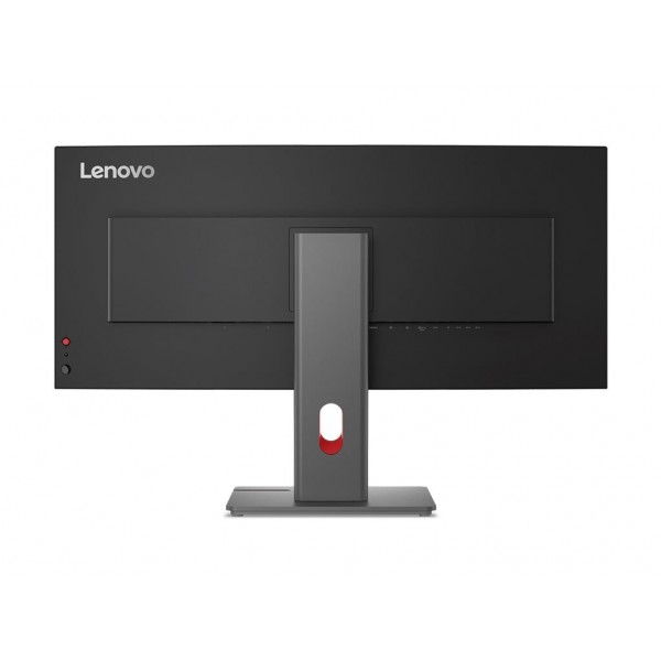 LENOVO ThinkVision P34WD-40 34-palčni IPS 21:9 3440×1440 120 Hz, 350 cd/m², kontrast 2000:1, odziv 4 ms; priključki: 1× HDMI 2.1, 1× DP 1.4, 1× DP Out, USB HUB, 1× RJ45; vgrajena zvočnika 3 W × 2; 3-letna garancija.