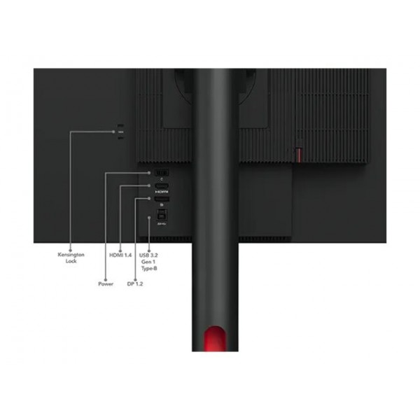LENOVO ThinkCentre TIO24 G5 23,8-palčni IPS zaslon, razmerje 16:9, ločljivost 1920×1080, MT, osveževanje 60 Hz, svetlost 250 cd/m², kontrast 1000:1, čas odziva 4 ms, 1× HDMI 1.4, 1× DisplayPort 1.2, USB HUB, 99 % sRGB, 2 zvočnika po 3 W, garancija 3 leta