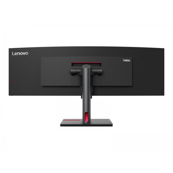 LENOVO ThinkVision P49w-30, 49-palčni IPS monitor z razmerjem 32:9 in ločljivostjo 5120 x 1440, 60 Hz, svetilnost 350 cd/m2, kontrast 2000:1, odzivni čas 4 ms, 2 x HDMI 2.1, 1 x DisplayPort 1.4, 1 x Thunderbolt Out, USB HUB, 1 x RJ45, zvočniki 2 x 5 W, 3 