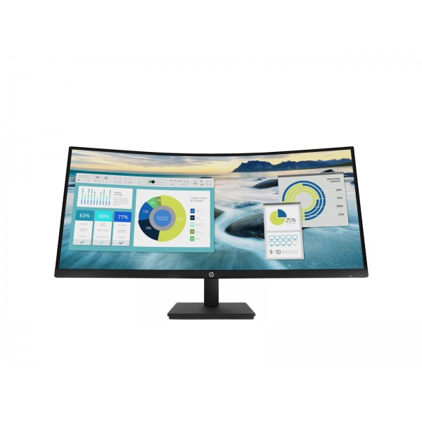 HP P34hc G4 34-palčni WQHD USB-C ukrivljen 1×HDMI 1×DP 4×USB 3.1