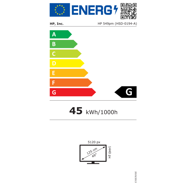 LENOVO ThinkVision E27q-40 27-palčni IPS-monitor, razmerje stranic 16:9, ločljivost 2560 × 1440, frekvenca osveževanja 100 Hz, svetlost 350 cd/m2, kontrast 1500:1, odzivni čas 4 ms; priključki: 2× HDMI 2.1 (TMDS) in 1× DisplayPort 1.2; pokritost barvnega 
