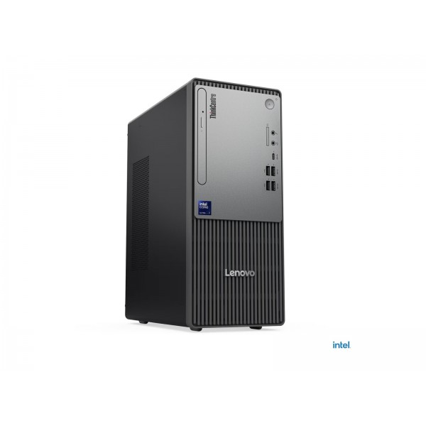 LENOVO ThinkCentre neo 50t G6 Tower — namizni računalnik s procesorjem Intel Core Ultra 7 265, 32 GB RAM, 1 TB prostora za shranjevanje, integrirano grafiko (UMA), prednaloženim Windows 11 Pro, v črni barvi in s 3-letno garancijo.