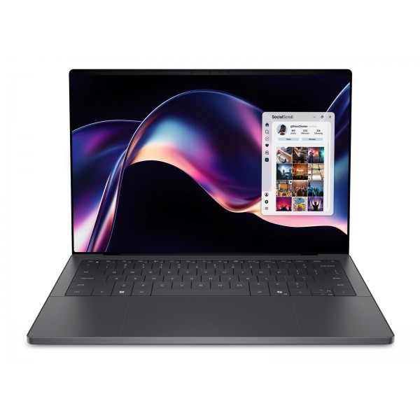 DELL XPS 14 DA14260 prenosnik — Intel Core Ultra X7 358H, 14,0-palčni zaslon na dotik, 64 GB RAM, 4 TB SSD, grafika Intel Arc, Windows 11 Pro Copilot+, Graphite