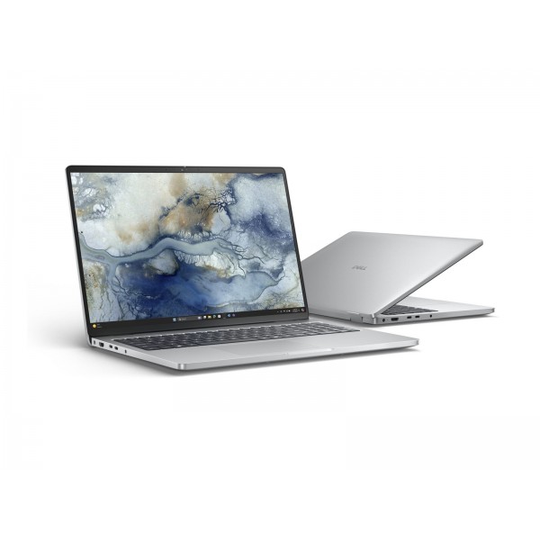 DELL Pro 16 PC16250 prenosnik z Intel Core 5 120U procesorjem, 16-palčnim FHD+ zaslonom, 16 GB RAM in 512 GB SSD, vgrajenim WLAN in Bluetooth, osvetljeno tipkovnico, 3-celično baterijo ter vPro; prednameščen Windows 11 Pro.