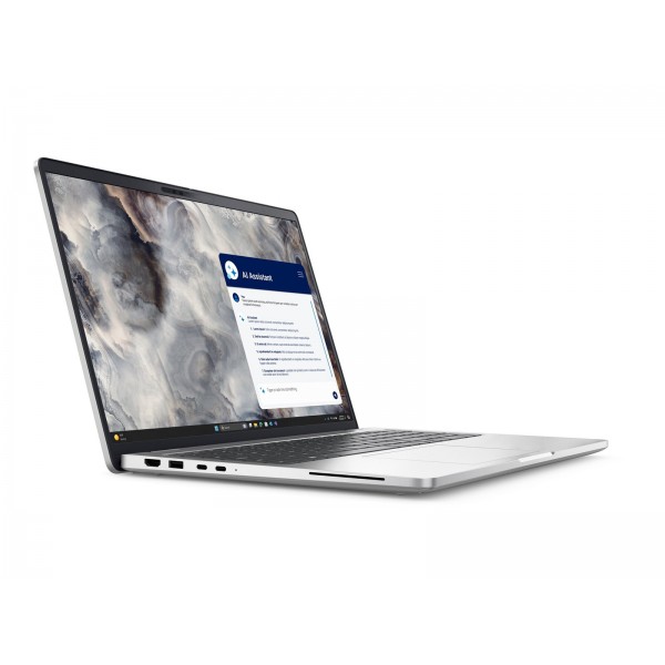 DELL Pro 16 Plus PB16250 Intel Core Ultra 7 265U, 16-palčni FHD+ zaslon, 32 GB RAM, SSD 1 TB, integrirana grafika (UMA), čitalec prstnih odtisov + SmartCard, Bluetooth + Wi-Fi, Windows 11 Pro, 3-letna storitev ProSupport