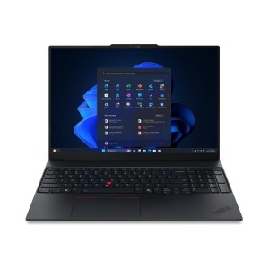 Prenosnik LENOVO ThinkPad E16 G3 s procesorjem Intel Core Ultra 5 135H, 16-palčnim WQXGA zaslonom, 16 GB RAM, 512 GB prostora za shranjevanje, integrirano UMA grafiko, Windows 11 Pro, v črni barvi, 3-letna garancija
