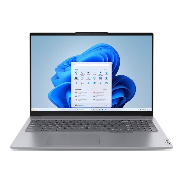 LENOVO ThinkBook 16 G7 — prenosnik z AMD Ryzen 5 7535HS, 16" WUXGA zaslon, 16 GB RAM, 512 GB SSD, UMA (integrirana) grafika, Windows 11 Home, Arctic Grey, 3-letna garancija