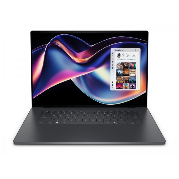 DELL XPS 16 DA16260 prenosnik, Intel Core Ultra X7 358H, 16-palčni zaslon na dotik, 32 GB RAM, 2 TB SSD, Intel Arc grafika, Windows 11 Pro z Copilot+, Graphite