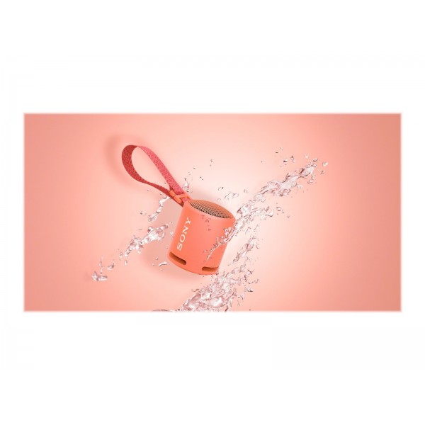 SONY SRSXB13 EXTRA BASS prenosni brezžični zvočniki, Coral Pink