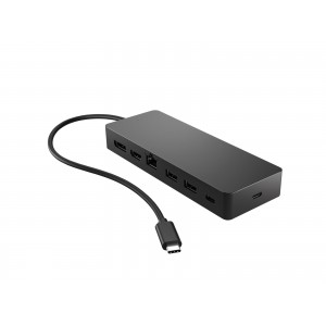 HP Universal USB-C multiportni hub - 1x HDMI, 1x DisplayPort 1.2, 2x USB-A, 1x USB-C, 1x prehodni USB-C priključek (passthrough), 1x RJ45, SmartBuy