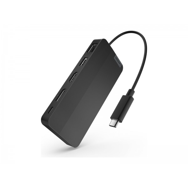 LENOVO USB-C potovalna priklopna postaja za dva zaslona z 100W adapterjem (EU)