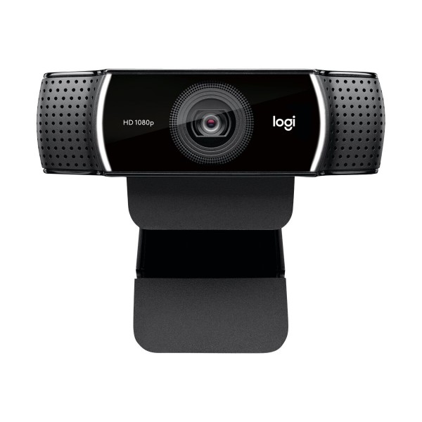 LOGITECH HD Pro Webcam C922, barvna spletna kamera — 720p/1080p, H.264