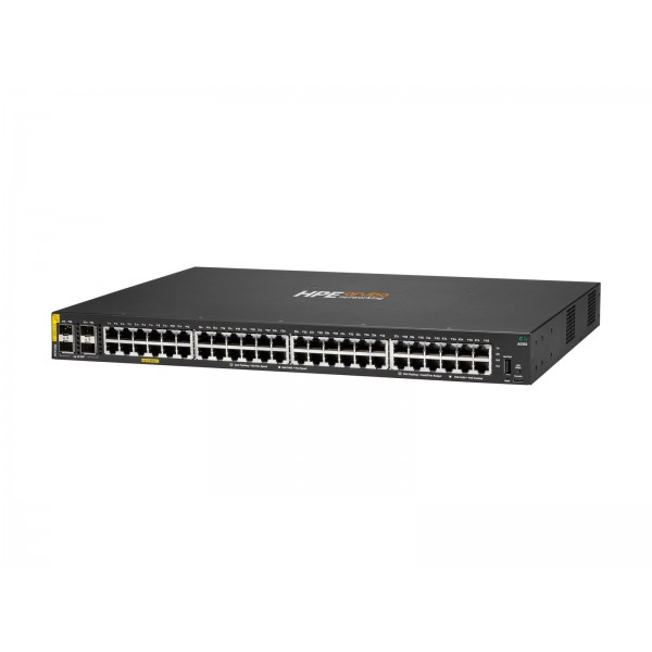 HPE Aruba Networking CX 6000, 48 vrat (10M/100M/1G), PoE Class 4, 4× SFP 1G, 740 W, switch (omrežni preklopnik)