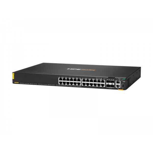 HPE Aruba Networking CX 6200F 24G Class-4 PoE 4SFP+ 370W switch (omrežni preklopnik)