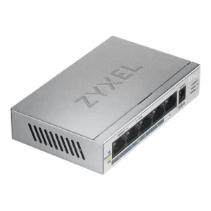 ZYXEL GS1005-HP, 5-portni Gigabit PoE+ (60 W), nenadzorovan namizni switch (omrežni preklopnik)