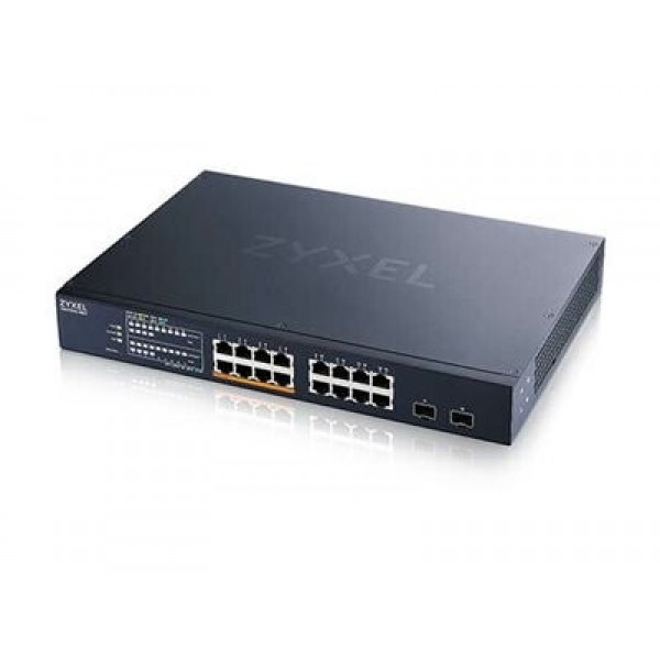 ZYXEL XMG1915-18EP, 16-portni 2.5GbE, 2 SFP+, 8 x PoE++ 802.3bt 180W, pametni switch (omrežni preklopnik)
