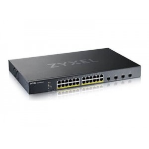 ZYXEL XGS1935-28HP 28-portni pametni upravljalni PoE switch (omrežni preklopnik), 24x Gigabit PoE in 4x 10G SFP+, hibridni način, samostojen ali z NebulaFlex Cloud, 375 W