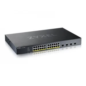 ZYXEL XGS1935-28HP 28-portni pametni upravljalni PoE switch (omrežni preklopnik), 24x Gigabit PoE in 4x 10G SFP+, hibridni način, samostojen ali z NebulaFlex Cloud, 375 W