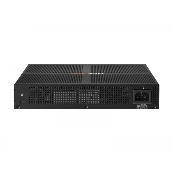 HPE Aruba Networking CX 6000, 8-portni switch (omrežni preklopnik) 10M/100M/1G, Class4 PoE, 2 SFP 1G vrata, 67 W
